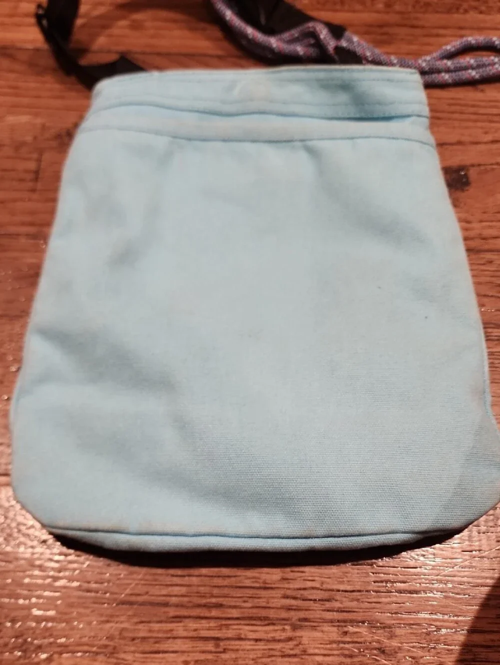 KAVU Light Blue Crossbody Sling Bag with Rope Strap
